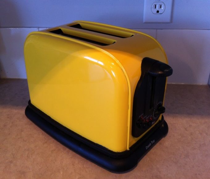 Painted Toaster a 10 DIY Yellow Toaster Brooklyn Berry Designs