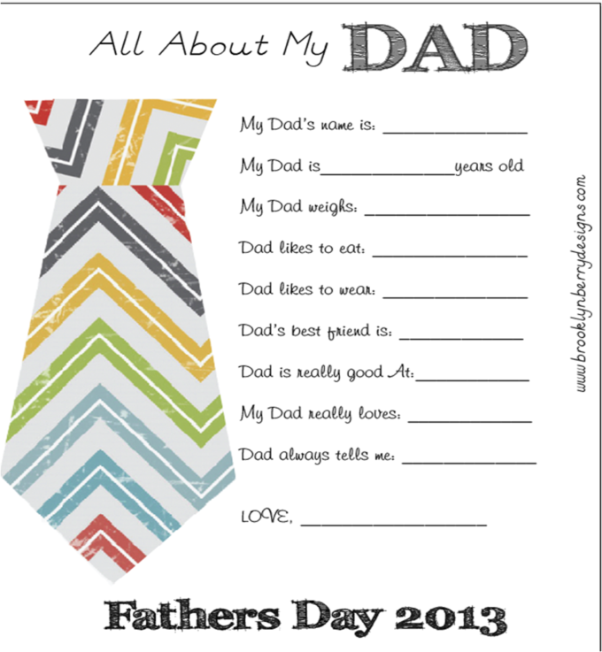 All About My Dad Printable Pdf Printable Word Searches