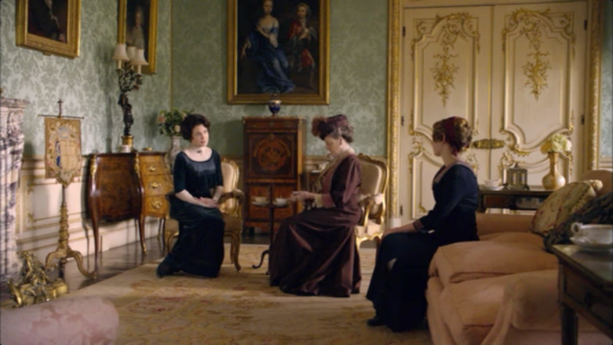Downton Abbey Decor Historic Interiors Brooklyn Berry Designs Highclere Castle Downton Abbey Season 1 18