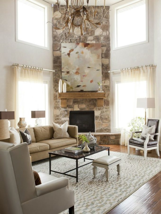 Furniture With A Corner Fireplace