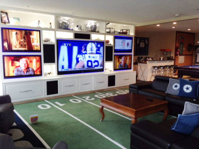 The Ultimate Game Room - Dallas Cowboys Style - Brooklyn ...