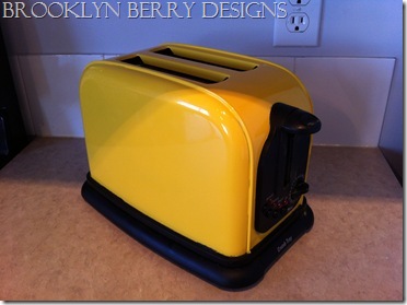 DIY Yellow Toaster