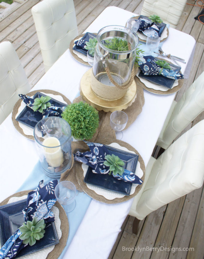 I love these colors for a fun spring or summer dinner party