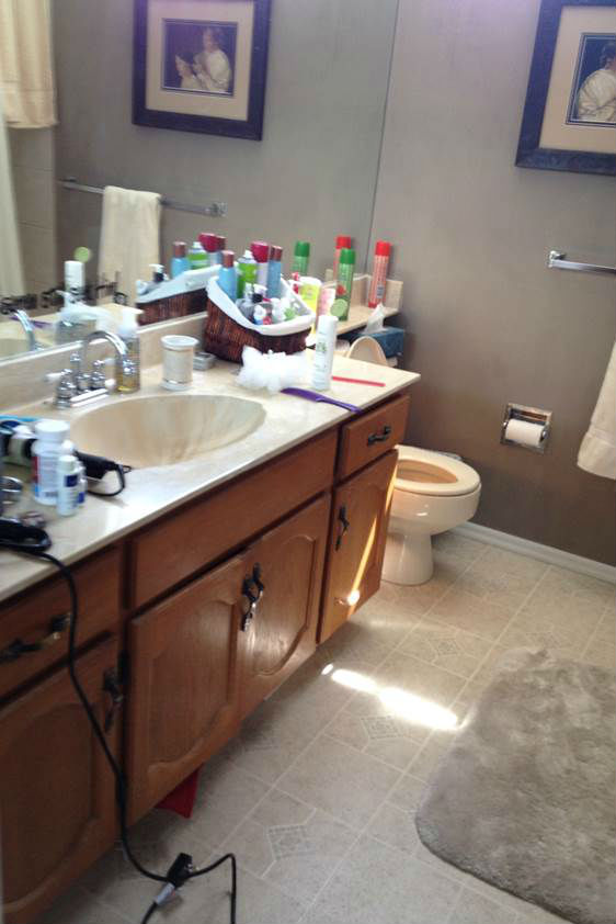 bathroom before