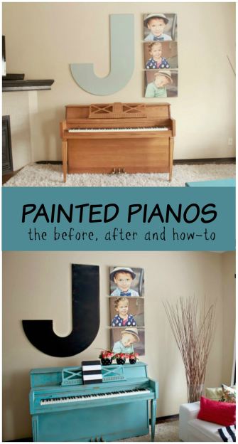 Chalk painted piano – ashleysdecorspace