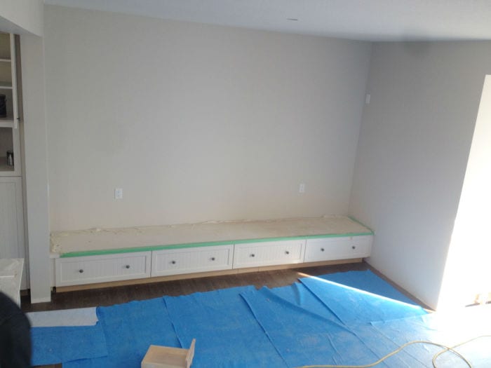 banquette before