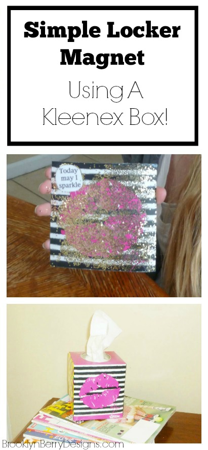 kleenex craft magnet