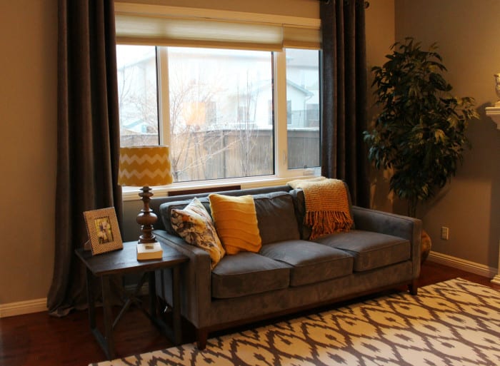 Grey Gold Living Room Edesign