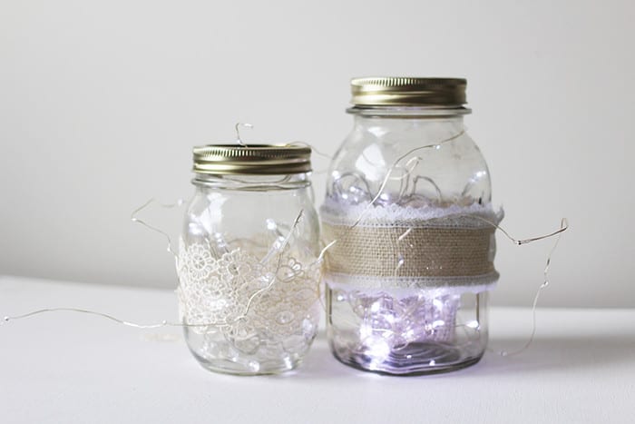 Make Hanging Mason Jar Craft Storage #12MonthsofDIY