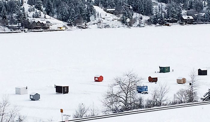 Ice Fishing in Invermere, British Columbia