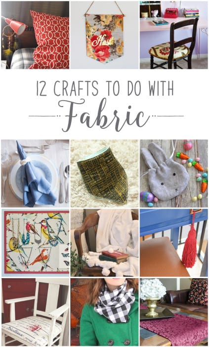 #12MonthsofDIY #February-Fabric DIY-Craft-Ideas