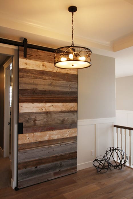 reclaimed wood barn door