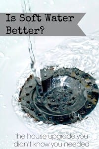 Water Softener - the house upgrade you didn't know you needed.