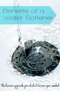 Benefits of a water softener