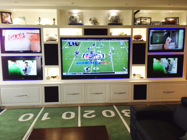 The Ultimate Game Room – Dallas Cowboys Style  Dallas cowboys room decor,  Cowboy room, Man cave room