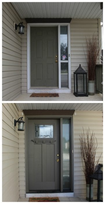 Before After Front Door