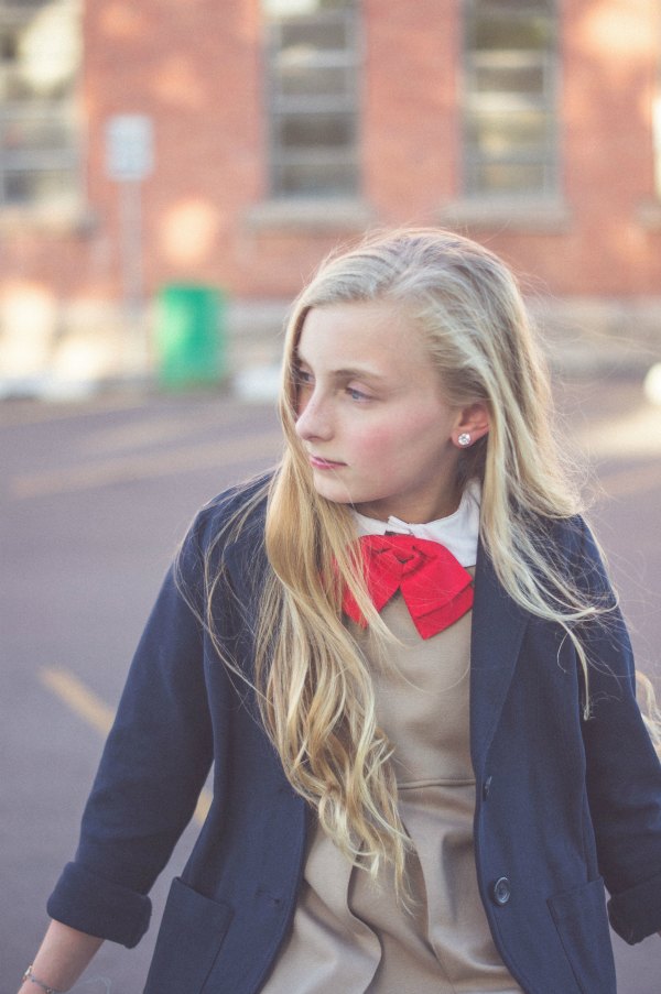 School Uniform Outfit Ideas - add a necktie