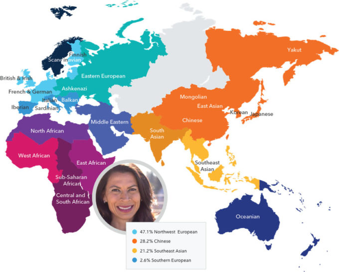 What does DNA results tell you about your ancestry?