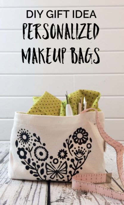 Personalized Makeup Bags With Cricut EasyPress - Brooklyn Berry Designs