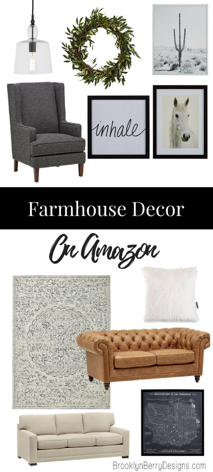 Farmhouse Decor Amazon - get the fixer upper style on a budget you can afford.