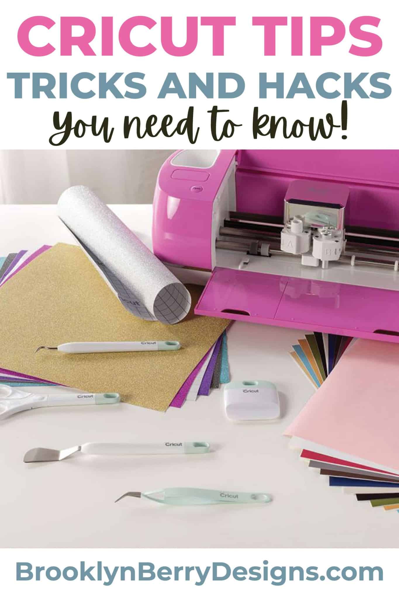 Cricut tips, tricks, and hacks - what you need to know for beginner cricut users. via @brookeberry