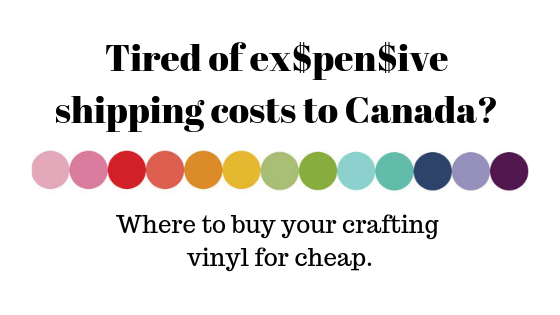 Best place to buy craft vinyl in Canada