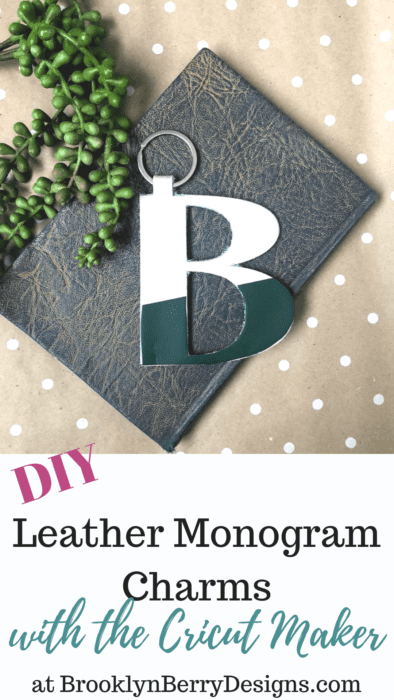 Leather Monogram Charms