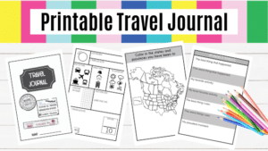 printable travel journal