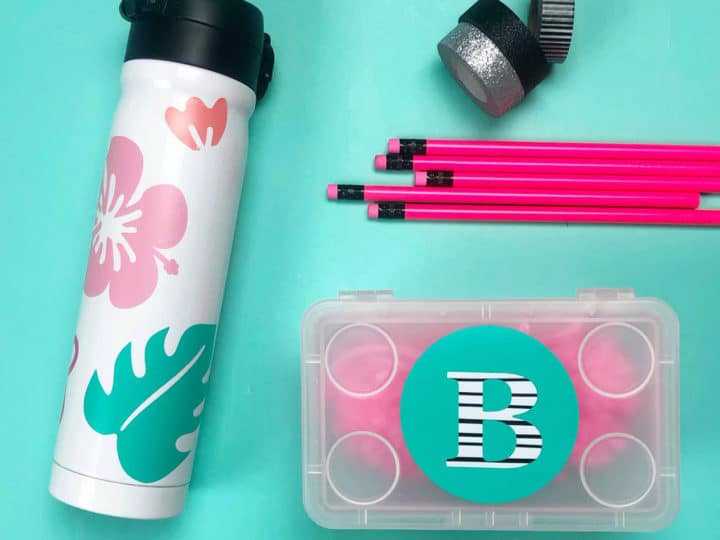 How to personalize school supplies with Cricut