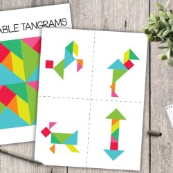 Free Printable Tangram Patterns for Creative Puzzle Making