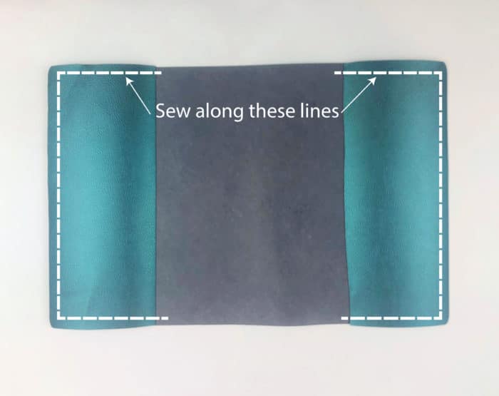 faux leather journal cover step-by-step