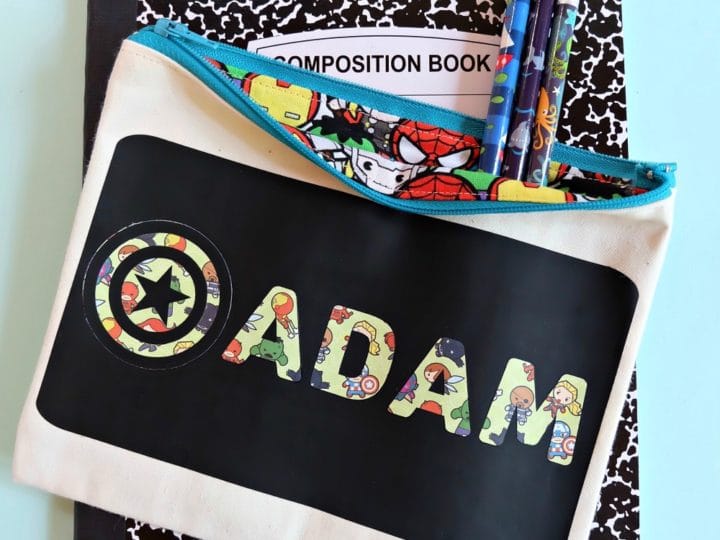 Image for DIY Avengers Pencil Pouch Made With Cricut Maker- Perfect For Back To School