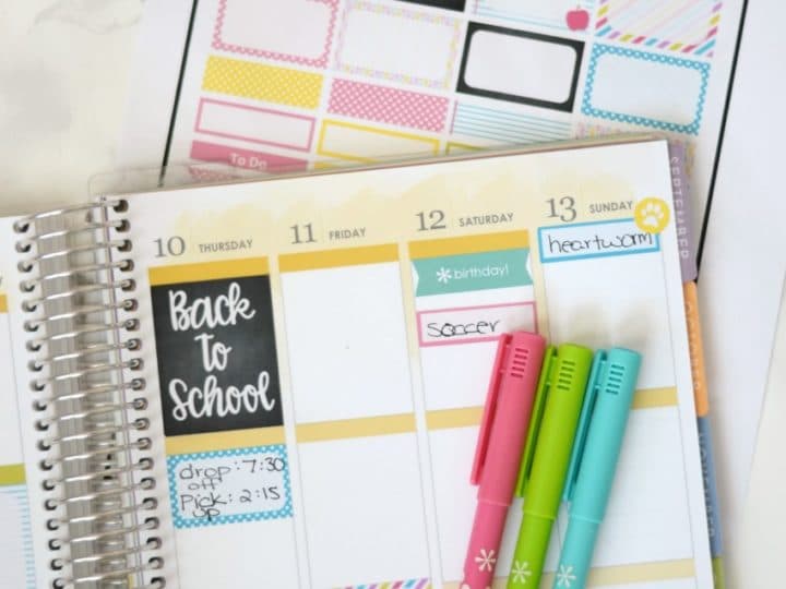 Image for Back to School Planner Stickers
