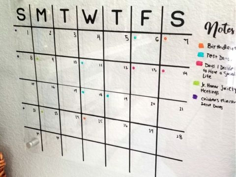 Image for Acrylic Wall Calendar DIY with FREE Cut File!