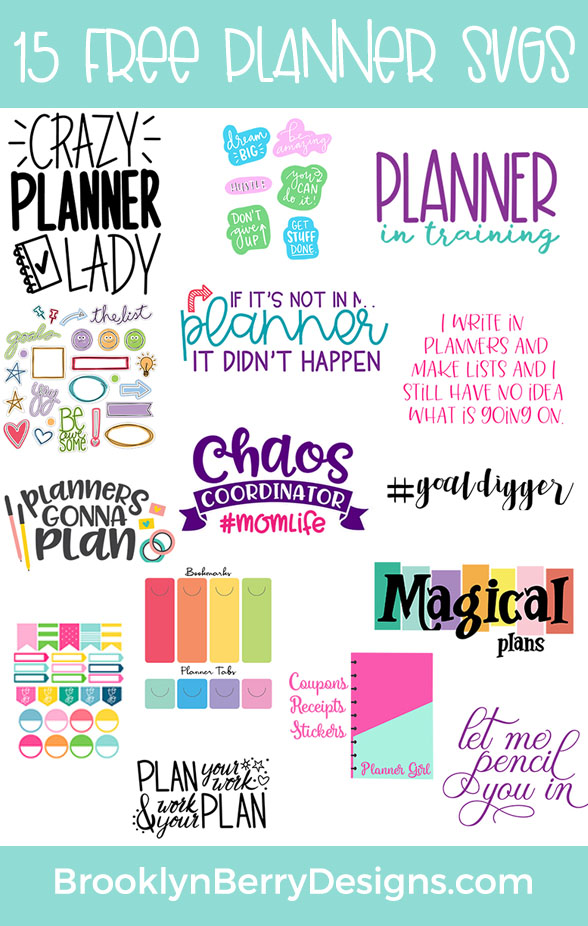 Free Printable Planner Stickers via @brookeberry