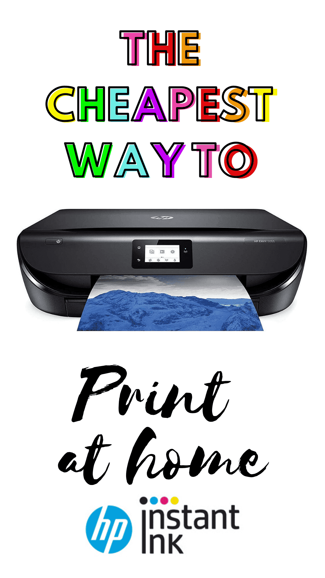 The cheapest way to print at home - an honest review of hp instant ink and how to save money on printing your own stickers and worksheets. via @brookeberry