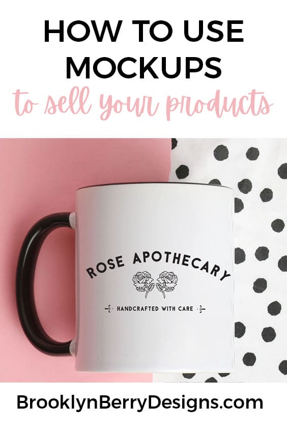 How to use mockups to sell your products. What is a mockup and where do I find them? Get all the details here. via @brookeberry