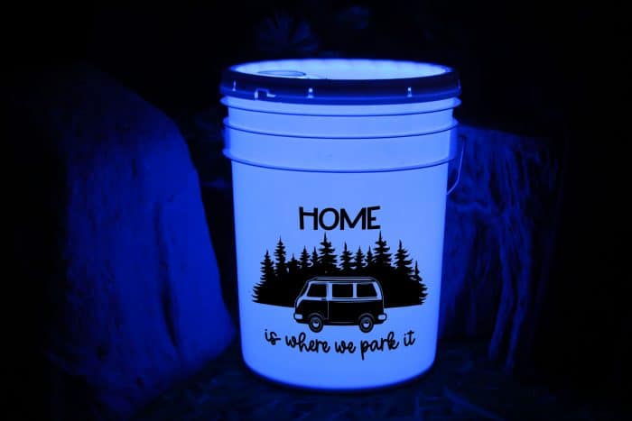 How To Make a Camping Light Bucket - Quick and Easy!
