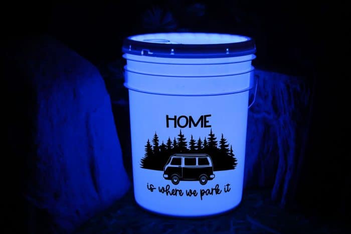 5 Gallon Bucket Camping Light Camping Lantern Light LED Color Changing Light  Camping Gift Personalized 