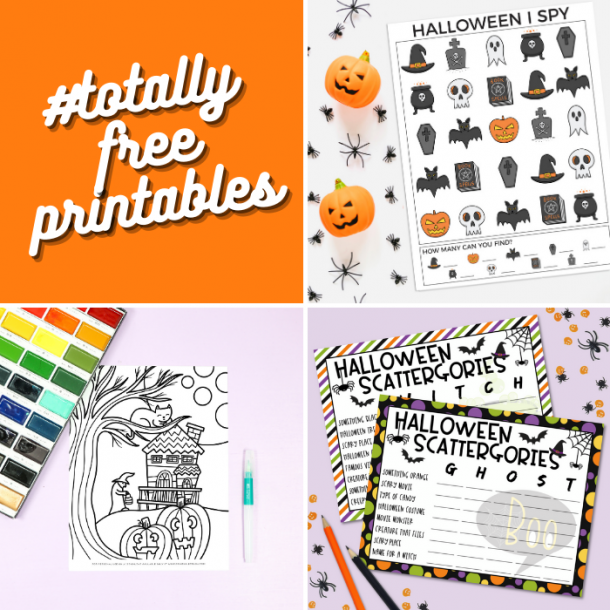 Free Printable Halloween I Spy Page - Brooklyn Berry Designs