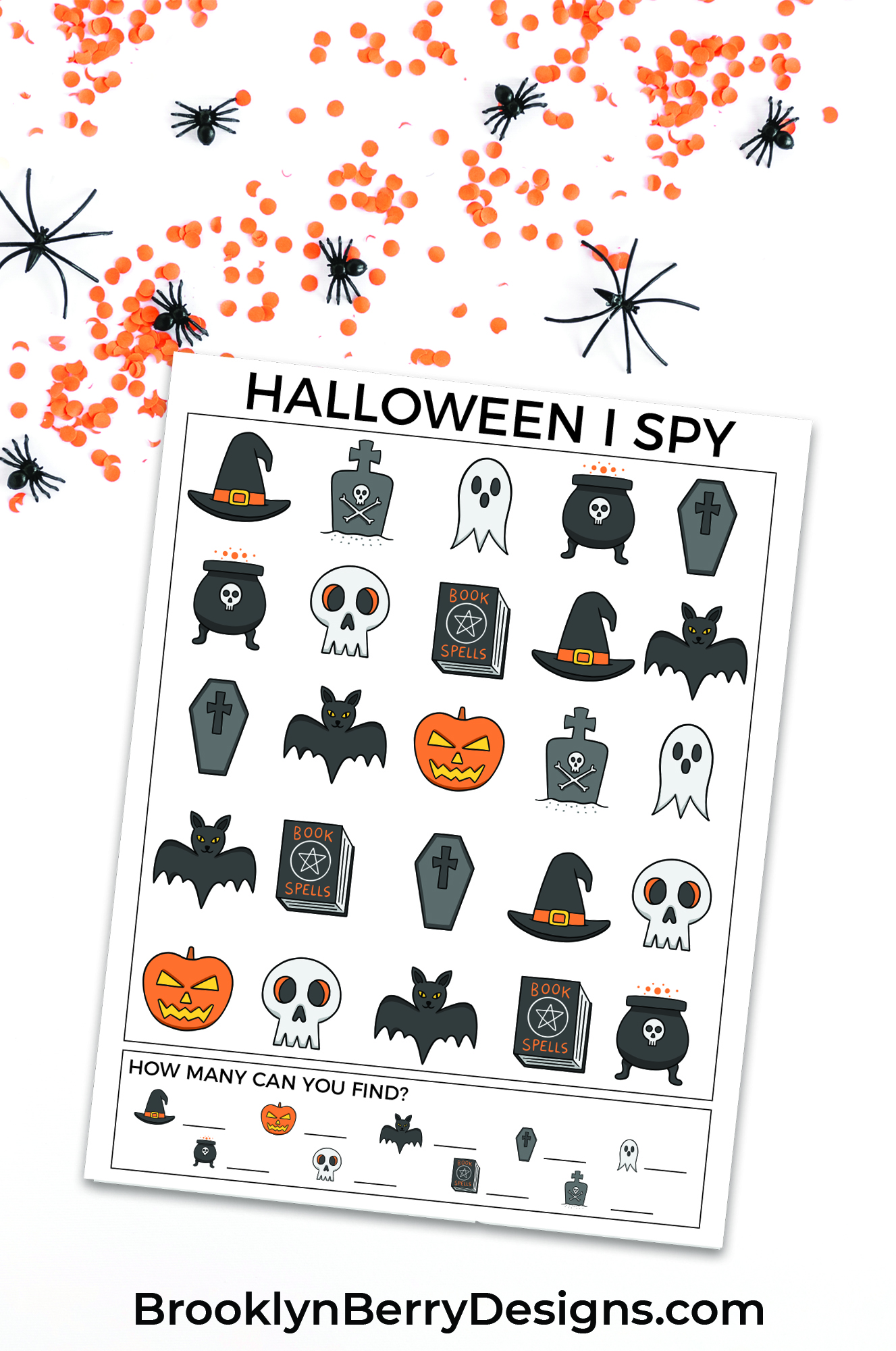 Make your own monster kit - Free printable Halloween treat bag topper