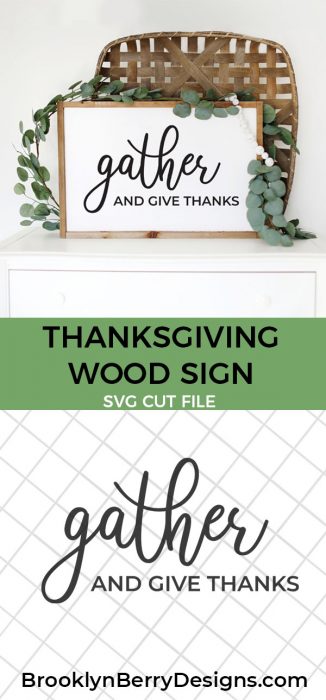 Thankful Fall Wood Sign made with your Cricut - seeLINDSAY