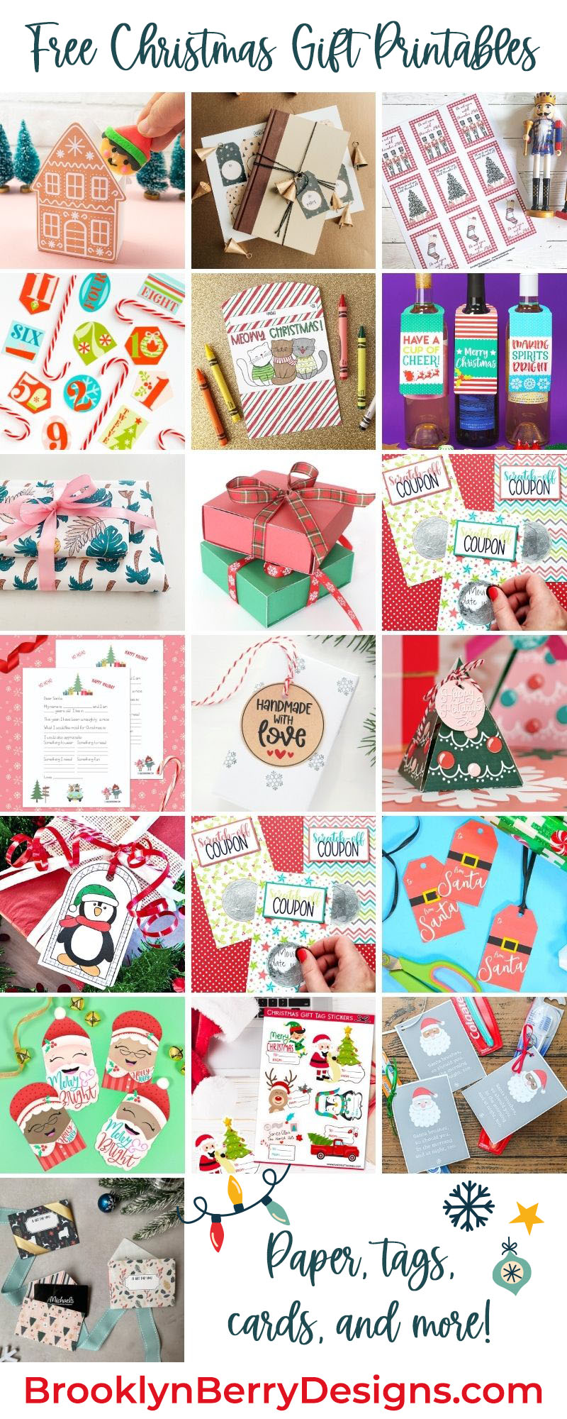 Printable Gift Card Holder - Brooklyn Berry Designs