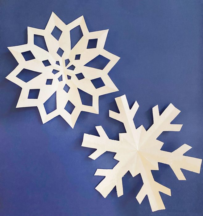 Printable Paper Snowflake Template, Winter Activities