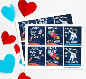 Gem Valentines, Printable Cards - My Party Design