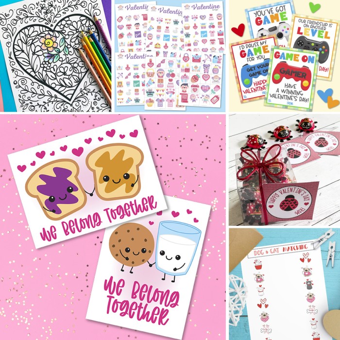 New Free Printable Valentine's Day Cards for Kids – But First We Craft