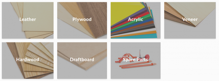 Types of materials that can be cut on a glowforge