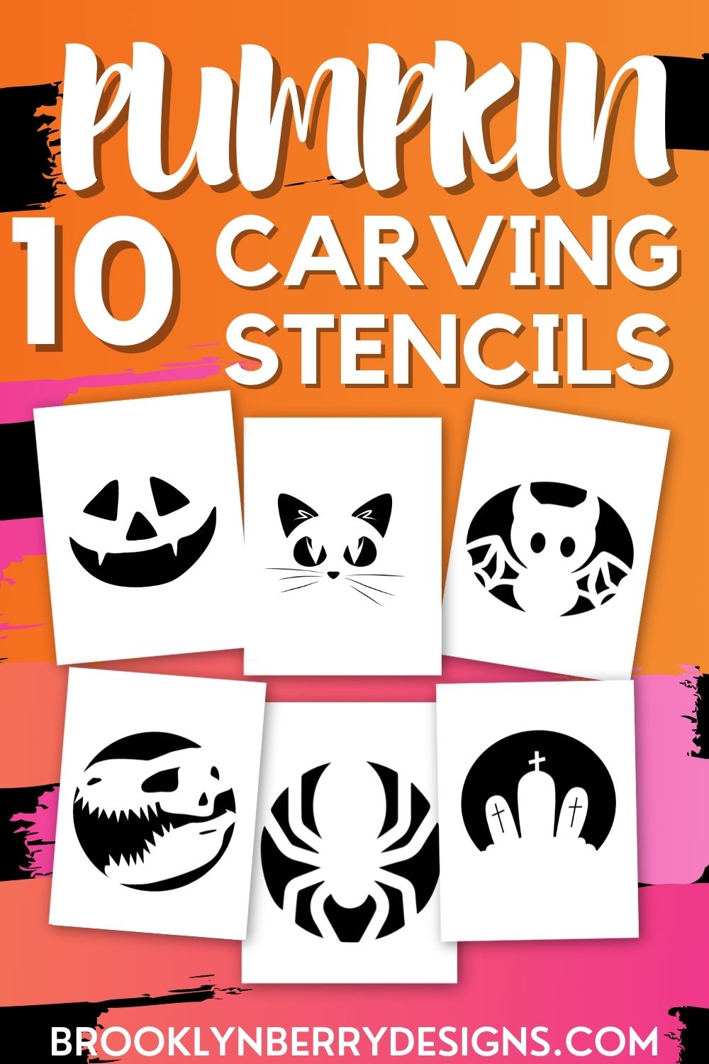 PUMPKIN CARVING STENCILS - Brooklyn Berry Designs