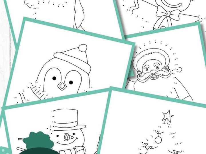 Image for Free Christmas Dot to Dot Printables