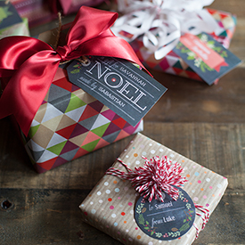 HEY LOOK: FREEBIES: BOLD GIFT WRAPPING & BOXES + TAGS
